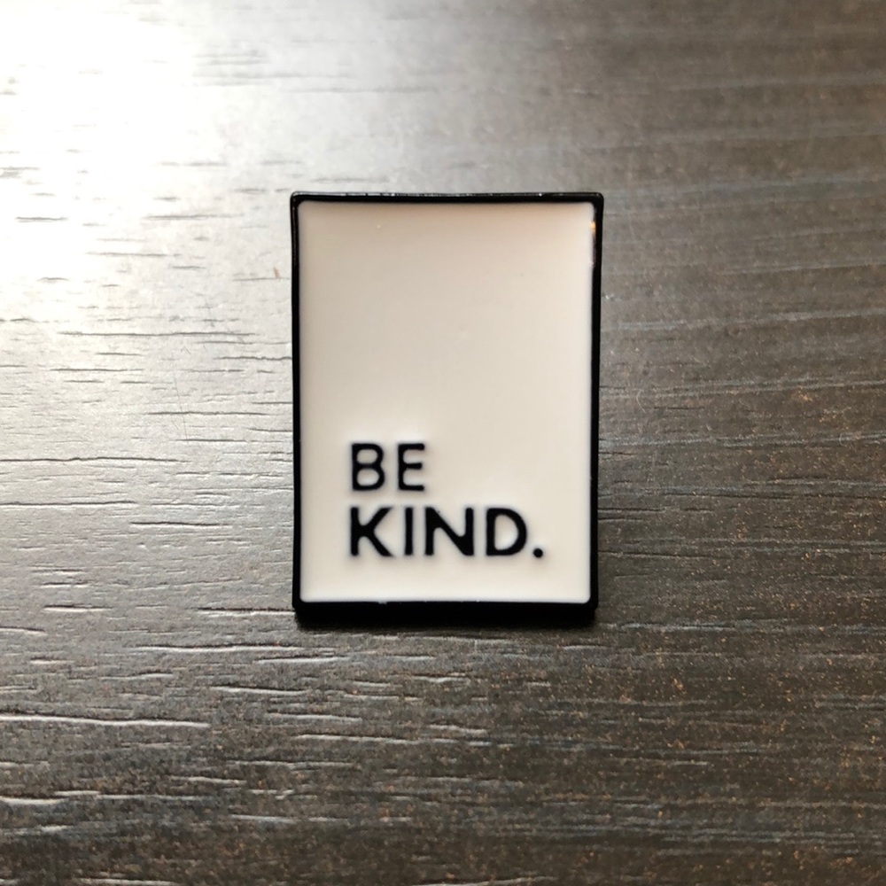 🎉 New Be Kind badge enamel pin